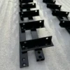 Алюминиевый механизм для поворотных уличных жалюзи WB Light Black, 1000 мм